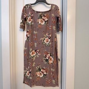 Comfy cute floral maternity dress
